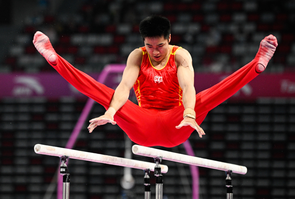 体操冠军赛上展现实力，精彩绝伦惊艳全场