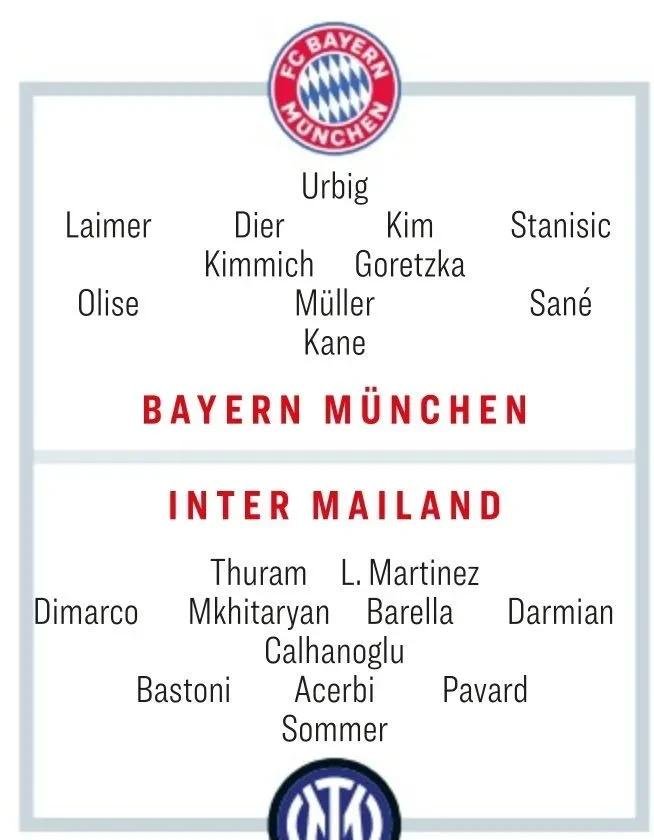 拜仁慕尼黑大胜国际米兰，取得欧冠小组赛首胜